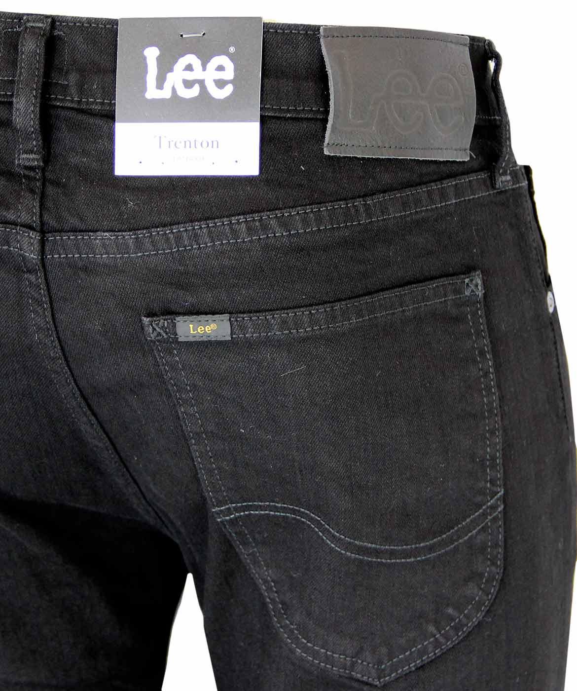 LEE Retro Indie Mod Slim Bootcut Denim Jeans in Clean Black