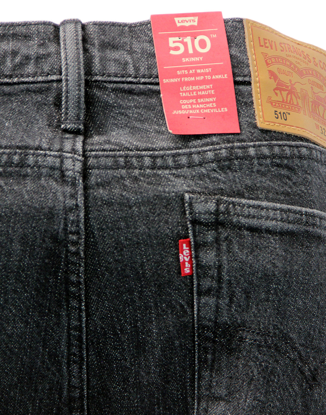 levis 510 black jeans