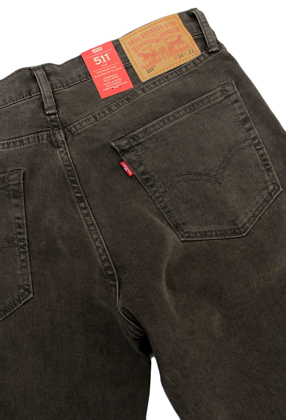 LEVI'S® 511 Retro Mod Indie Slim Fit Denim Jeans Devils Brown