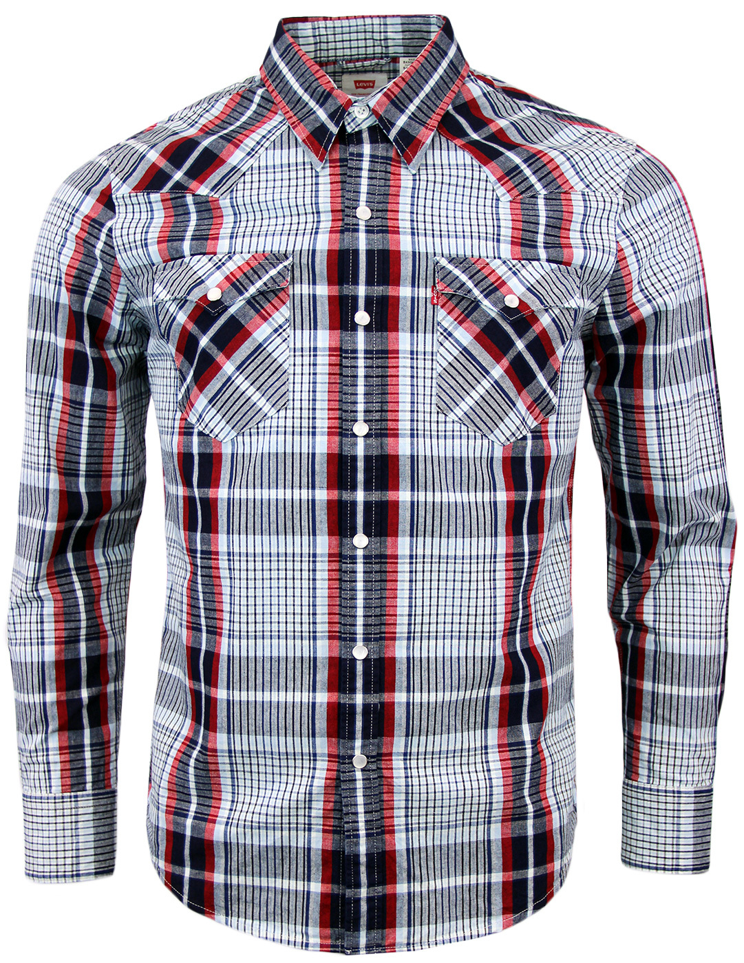 levis check shirt mens