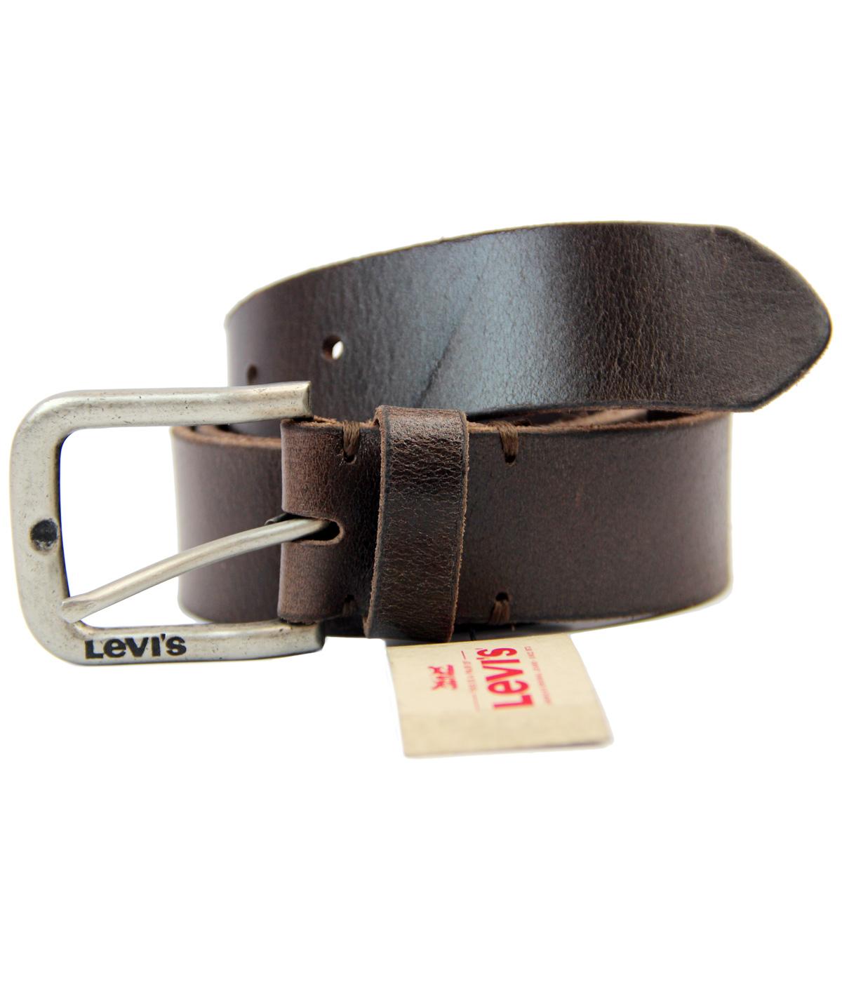Levi's® Retro Mod Full Grain Leather Buckle Belt