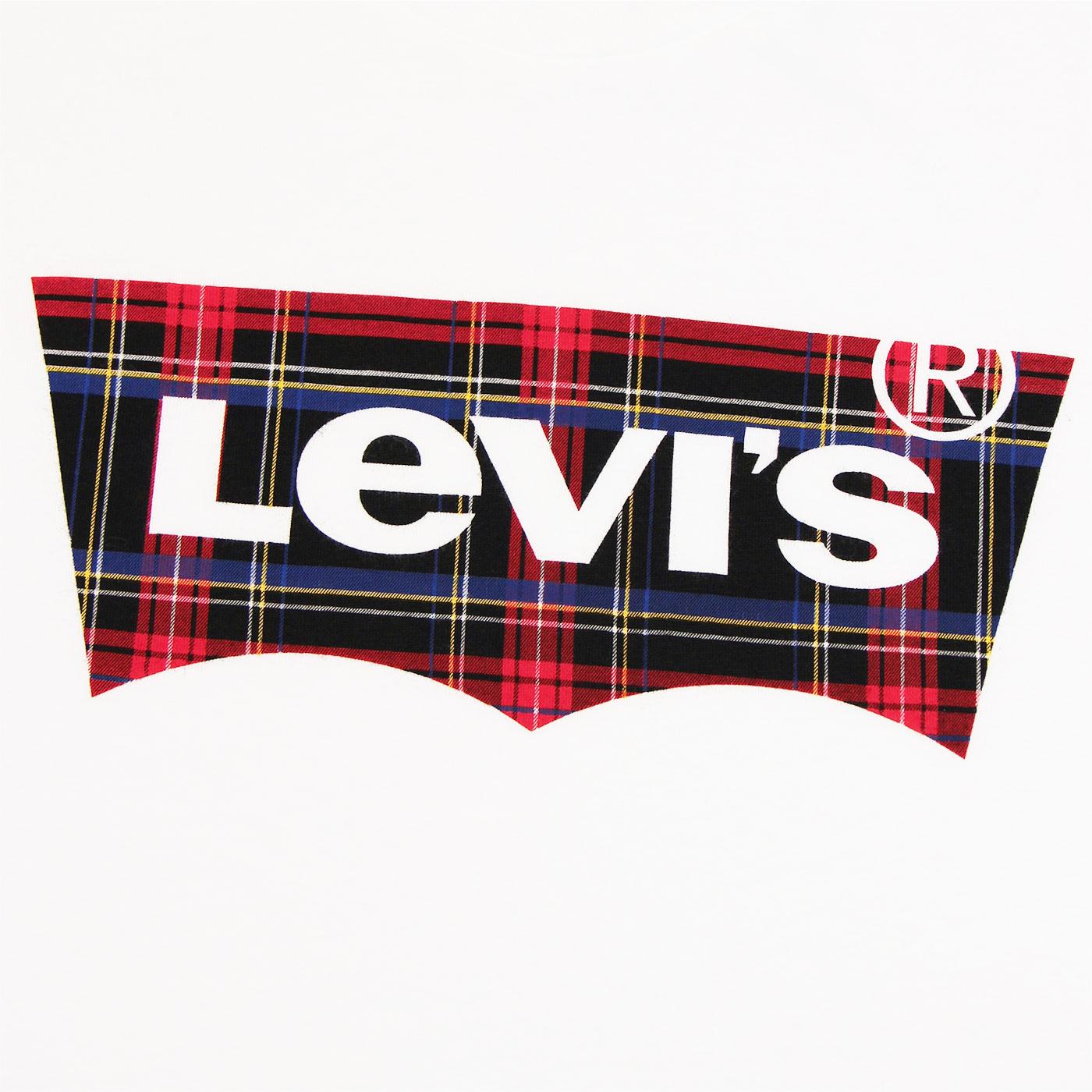 levis tartan t shirt