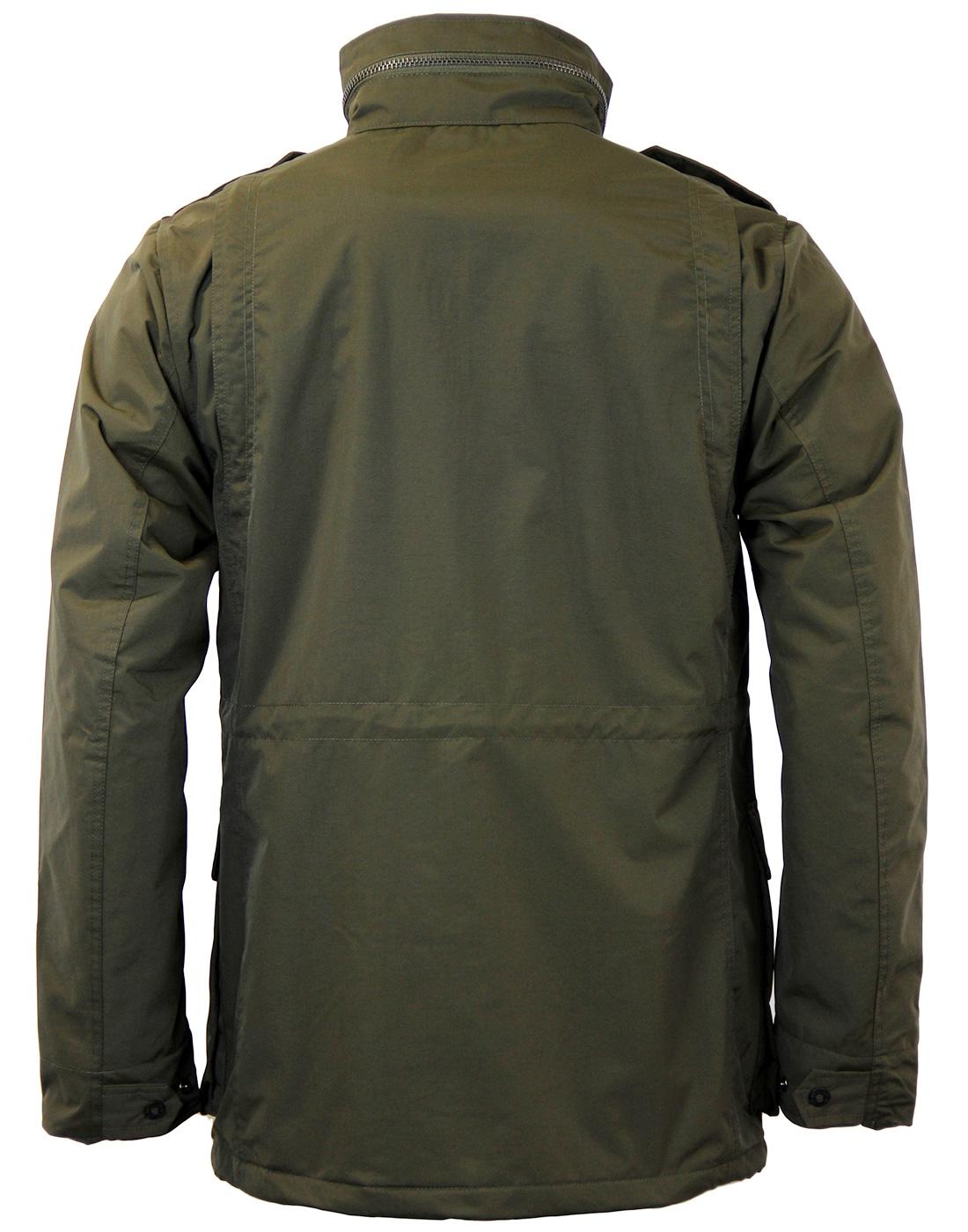 LUKE 1977 Squaddy Retro Technical Field Jacket in Khaki