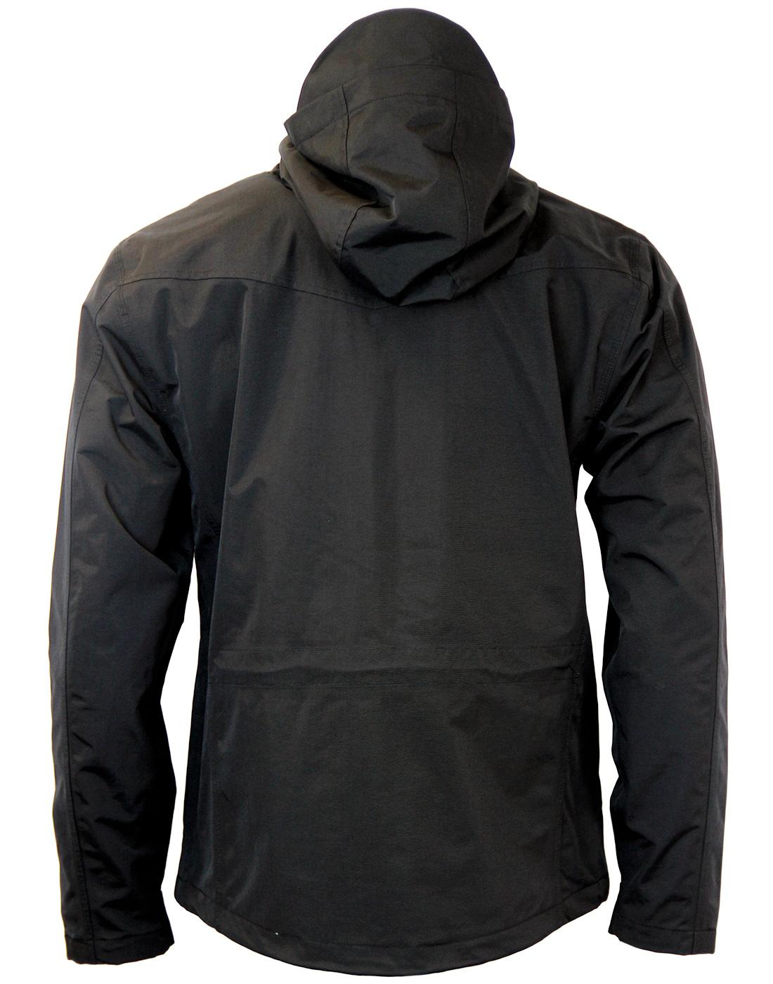 LUKE 1977 Submarine Door Waterproof Technical Jacket in Jet Black