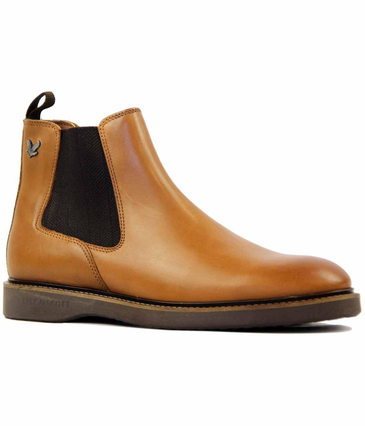 LYLE & SCOTT Prosen Leather Retro Chelsea Boots