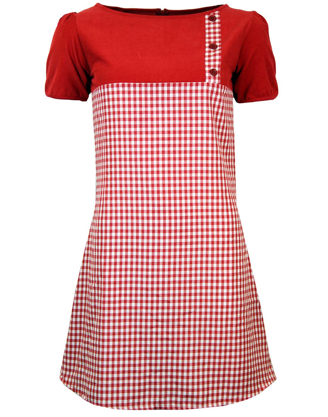 Lucy in the Sky MADCAP ENGLAND Mod Gingham Dress R