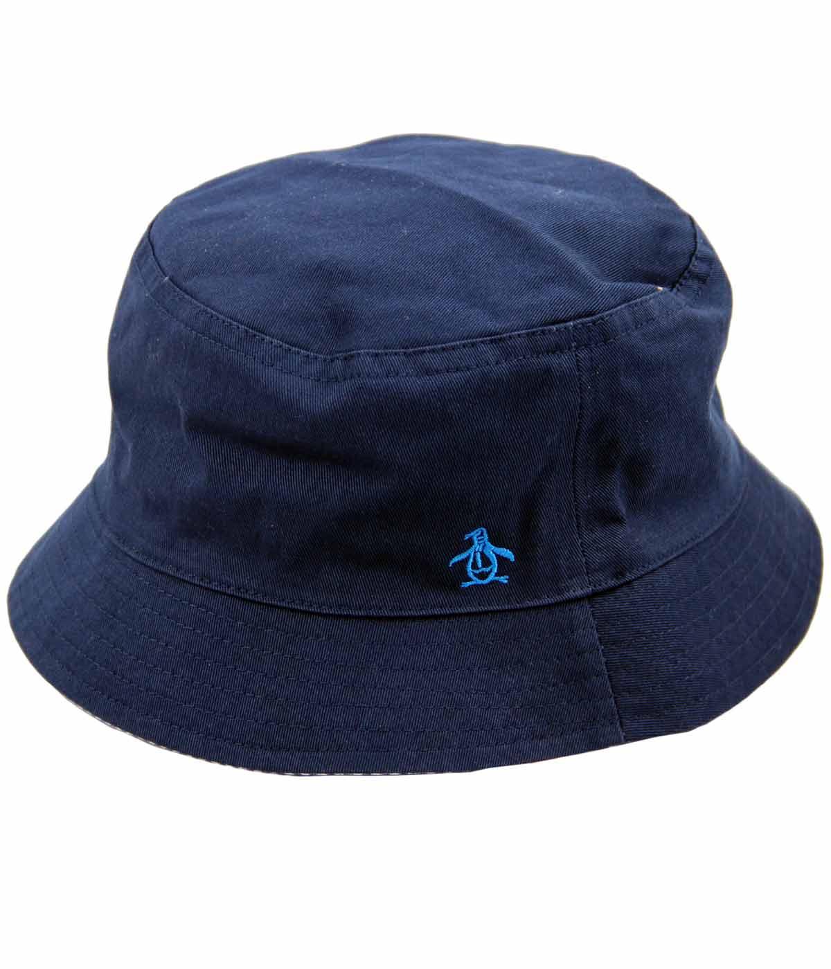 ORIGINAL PENGUIN Seersucker Reversible Bucket Hat