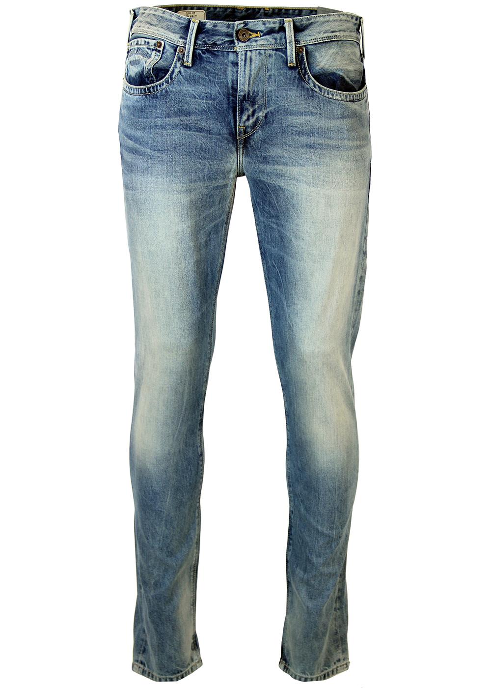 PEPE JEANS Hatch Retro Mod Slim Fit Jeans in Denim