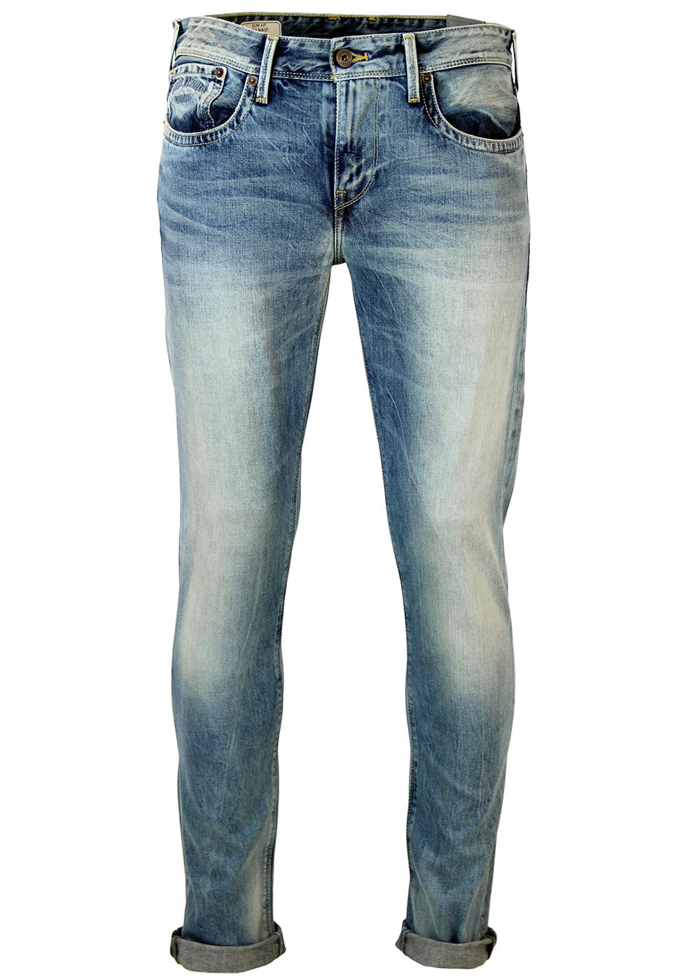 PEPE JEANS Hatch Retro Mod Slim Fit Jeans in Denim