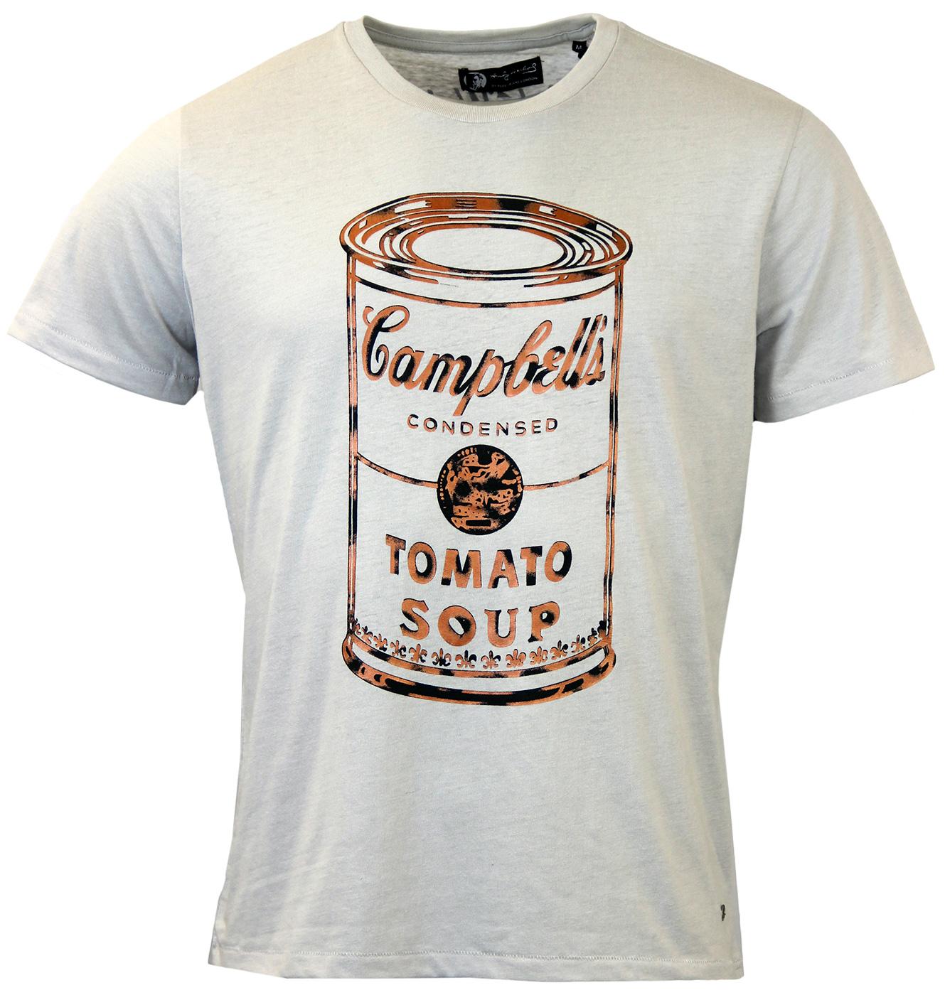 Joe ANDY WARHOL Campbells Soup Retro Pop Art Tee