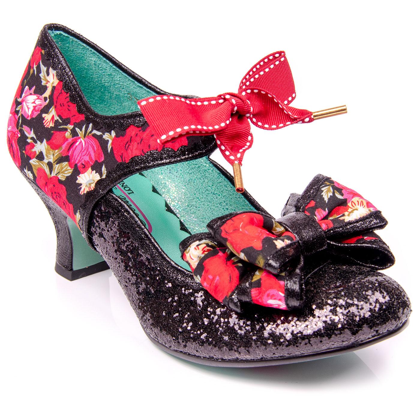 Poetic Licence By Irregular Choice 'Flower Moon' B High Heel Floral Shoes