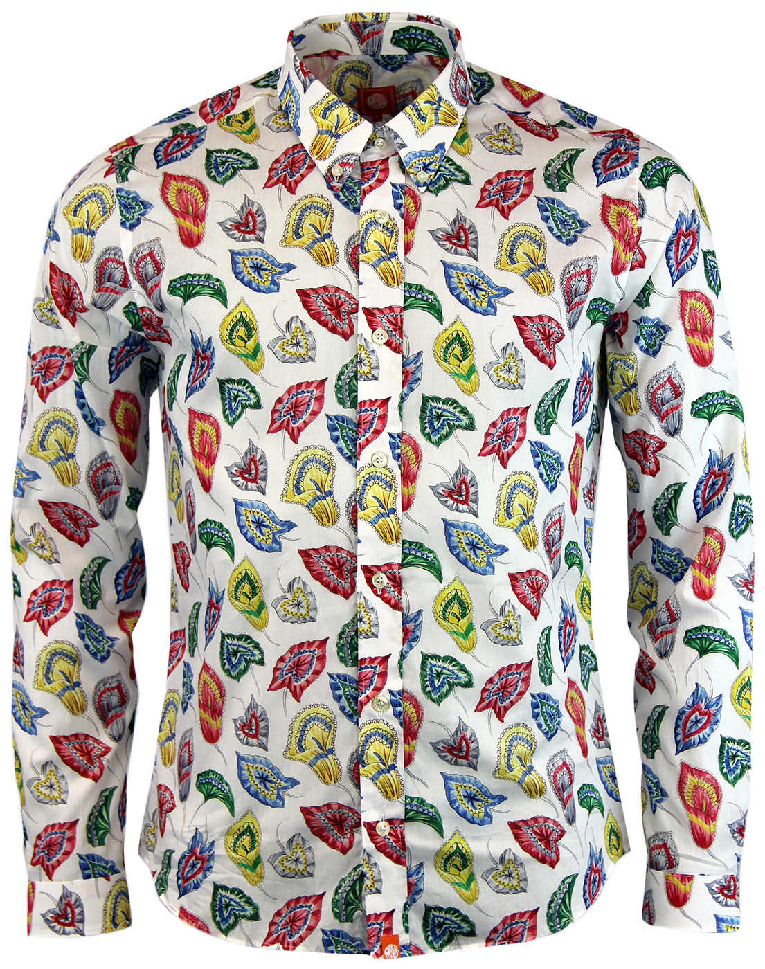 PRETTY GREEN x JIMI HENDRIX Indie Mod Floral Shirt
