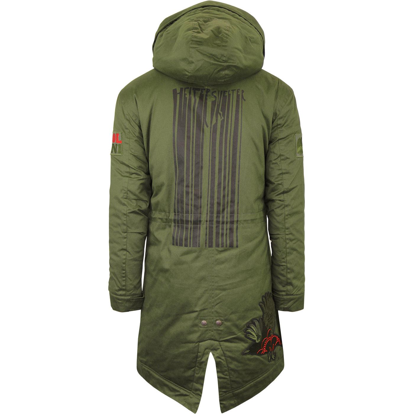 pretty green × Beatles BLACK BIRD PARKA | ochge.org