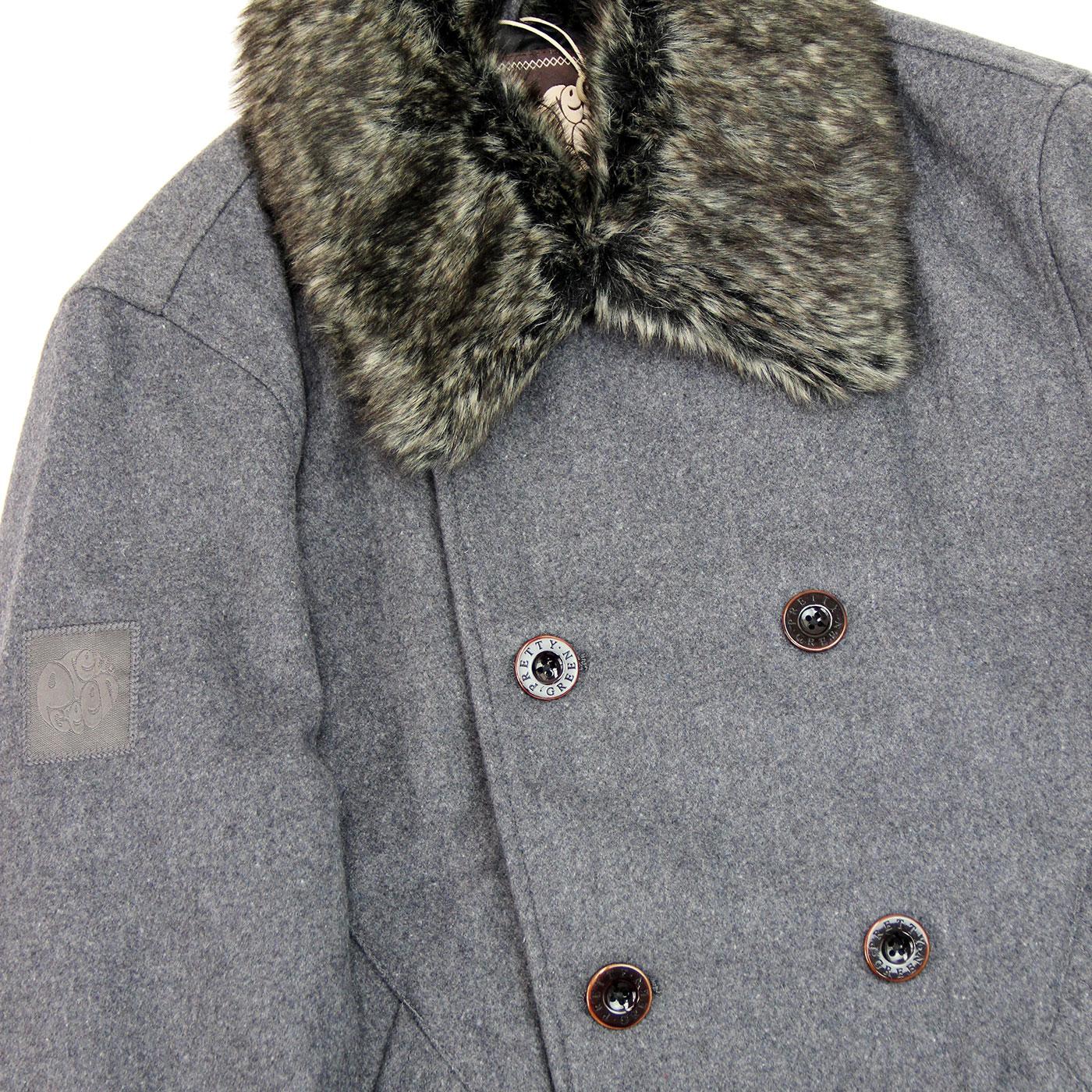 Pretty Green:Parson Wool DB Coat - アウター