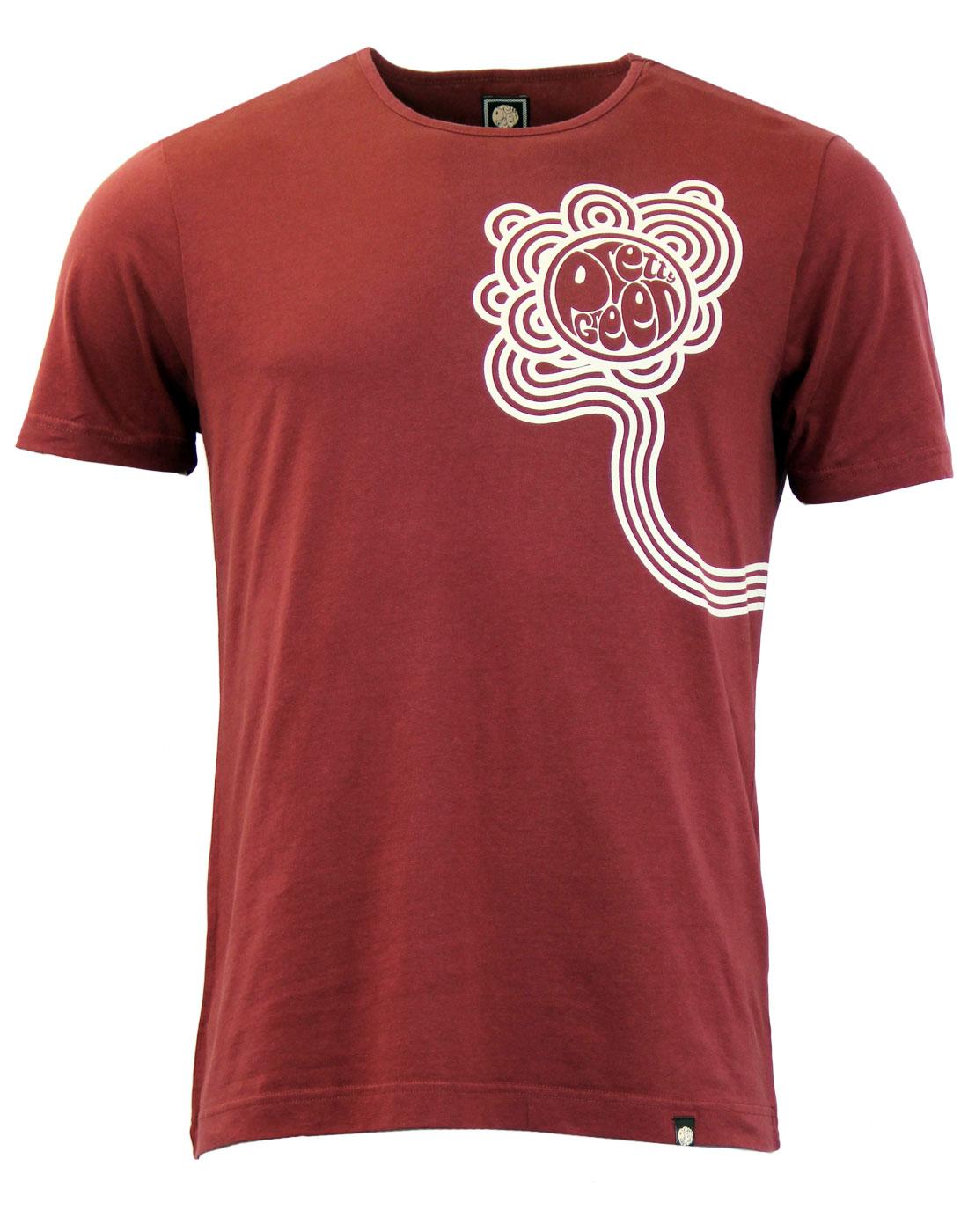 Afterglow PRETTY GREEN Mod Target Psychedelic Tee