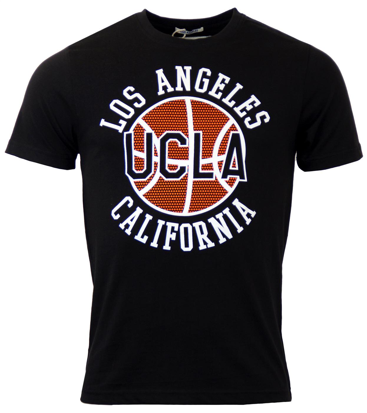 Ovtiz UCLA Retro 70s Basketball Sports T-Shirt