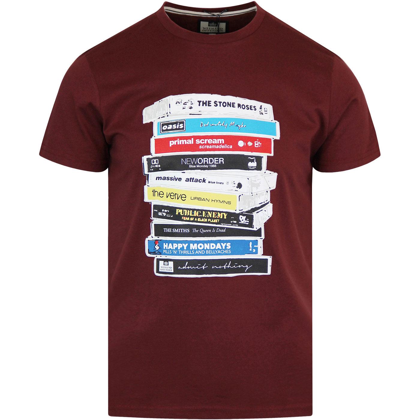 Cassettes WEEKEND OFFENDER Indie 90s Bands Tee (C)