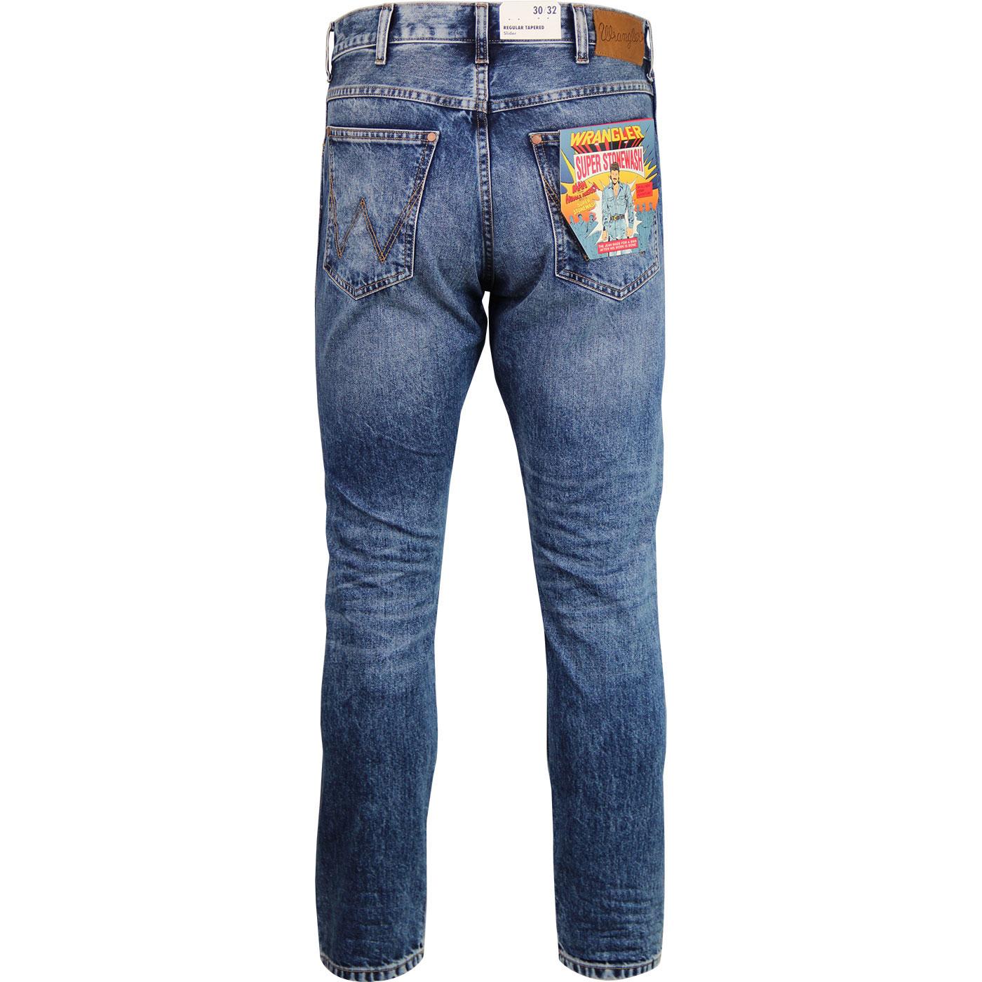 wrangler slider tapered jeans