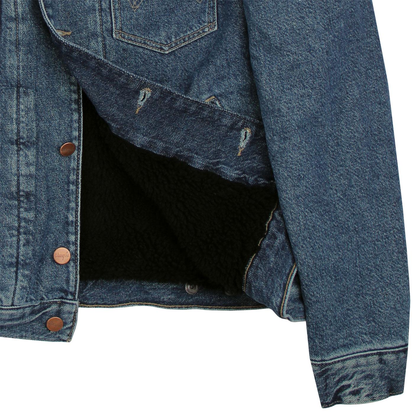 wrangler sherpa trucker jacket
