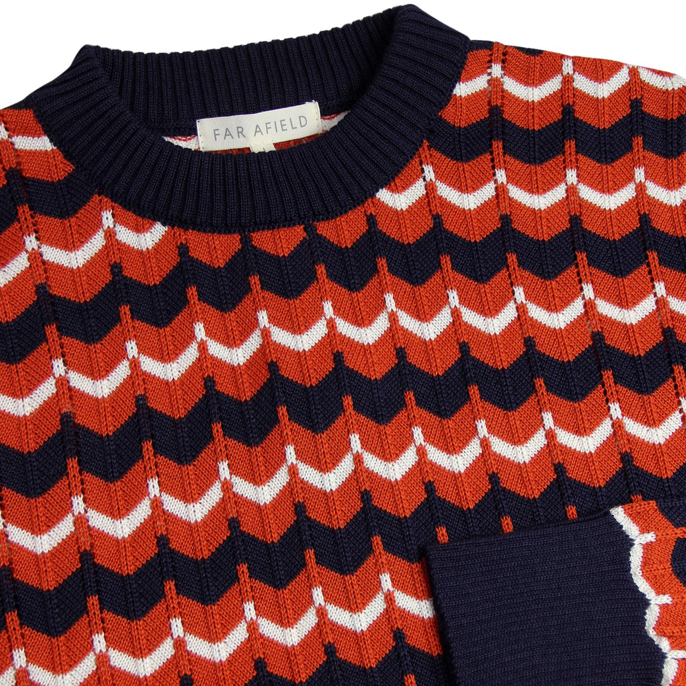 FAR AFIELD Sharples Retro Jacquard Merino Jumper