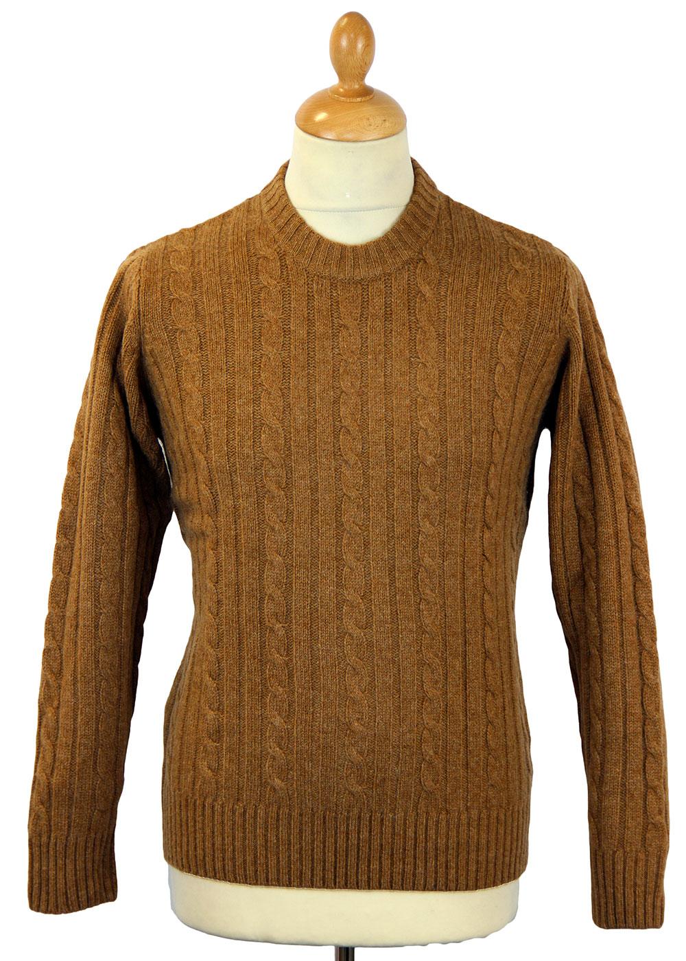 Rathmell ALAN PAINE Lambswool Cable Knit Jumper D