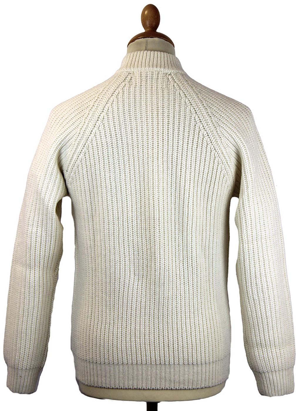 ALAN PAINE Hapton Retro Mod Waffle Knit English Explorer Jumper