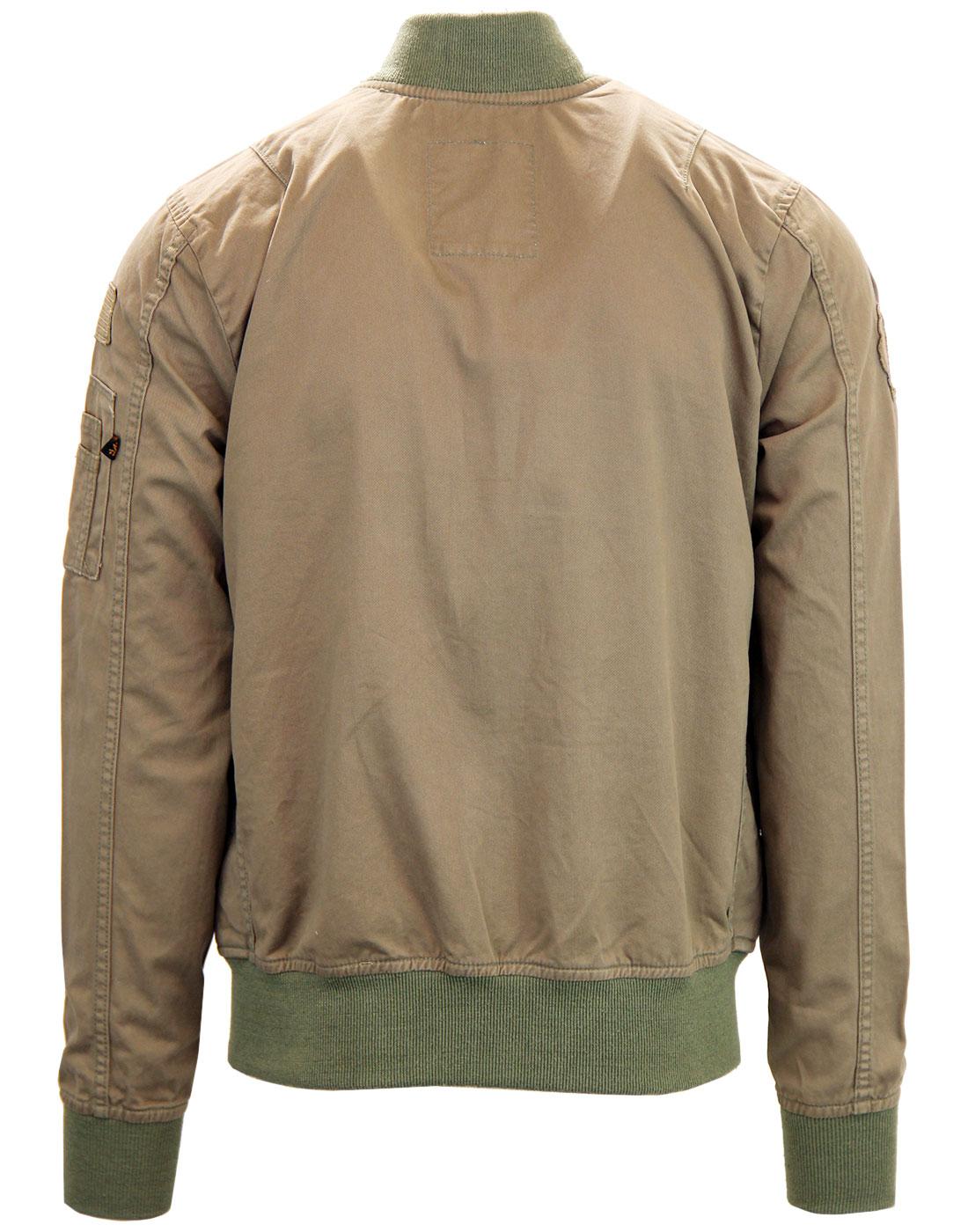 Vintage 90s Alpha Industries MA-1 Reversible Bomber Jacket
