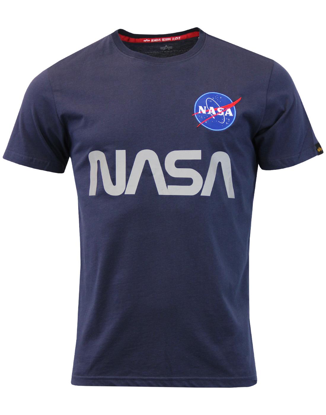 ALPHA INDUSTRIES NASA Reflective Retro T-shirt