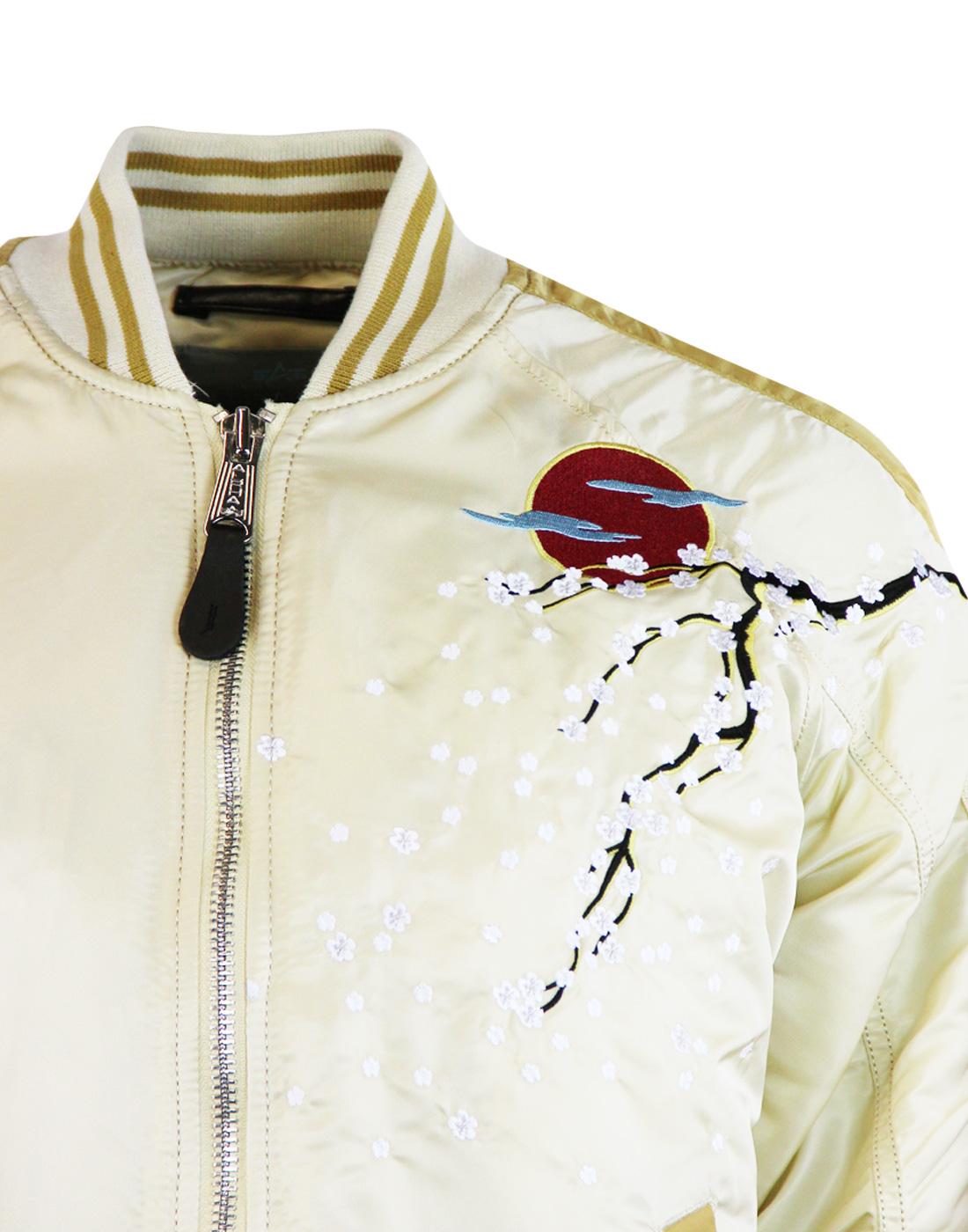 ALPHA INDUSTRIES MA1 Souvenir Women's Retro 1980s Bomber Jacket