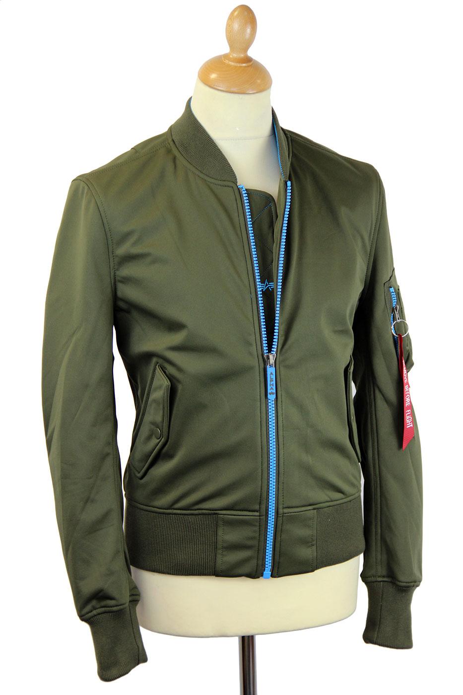 MA 1 Soft Shell ALPHA INDSUTRIES Bomber Jacket (O) MA 1 Soft Shell ALPHA INDSUTRIES Bomber Jacket (O)
