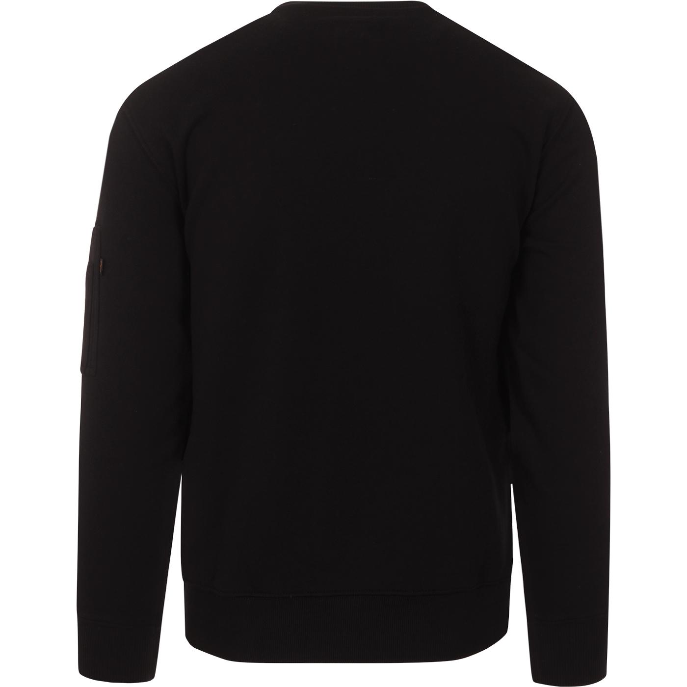 ALPHA INDUSTRIES Men's 3D Logo Sweatshirt in Black