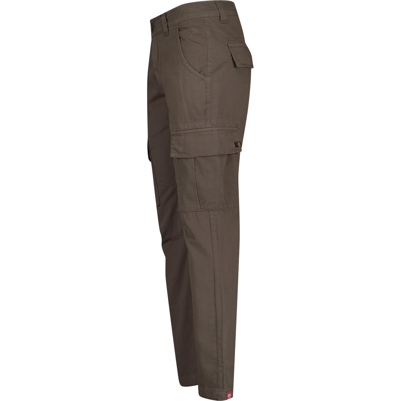 Agent ALPHA INDUSTRIES Retro Combat Trousers Taupe