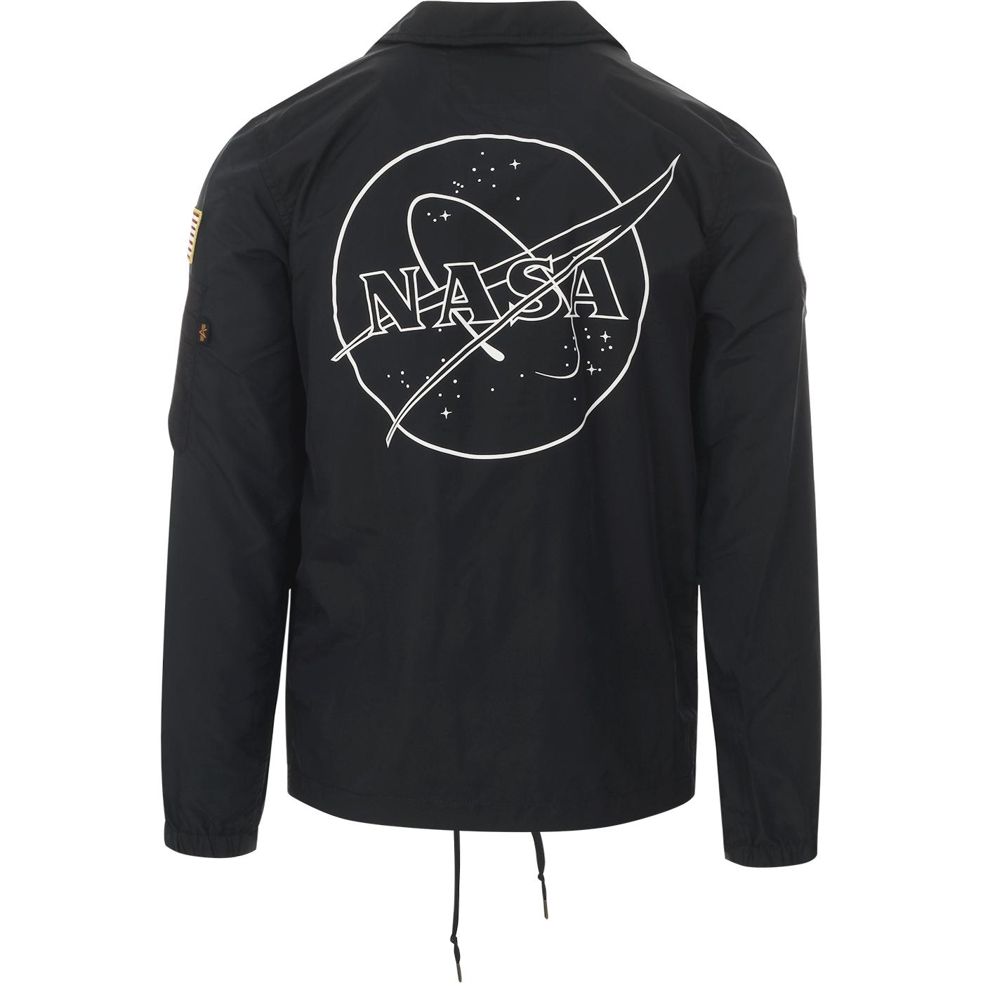 Jacket x Retro ALPHA Coaches Rep NASA Blue INDUSTRIES