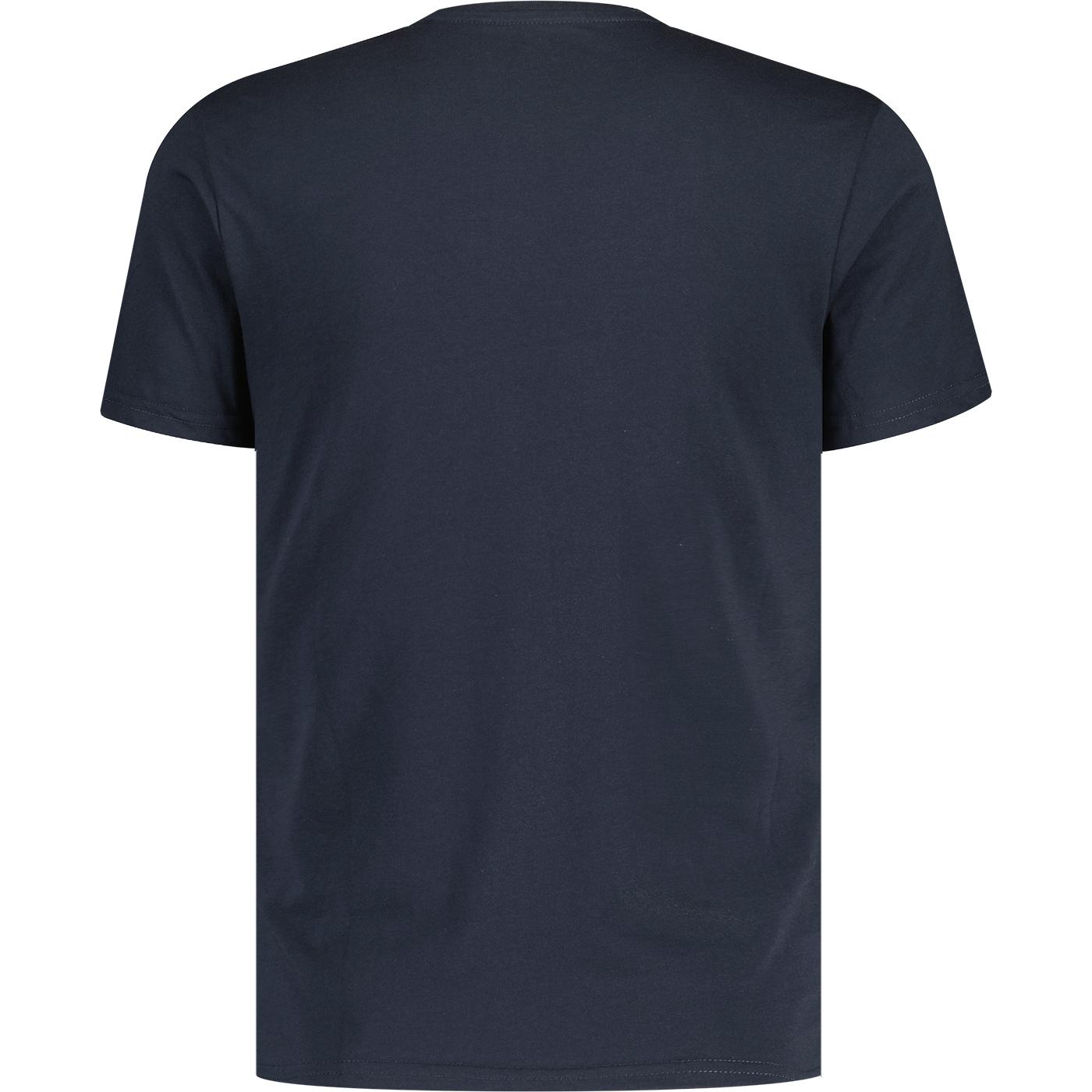 Alpha Industries retro Basic Logo Crew Tee Rep. Blue Dark Grey