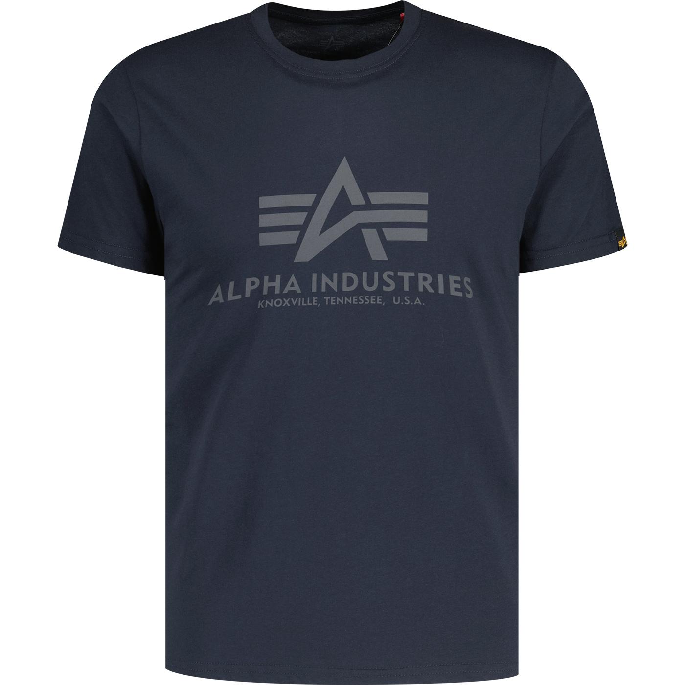 Alpha Industries Retro Basic Logo Tee (Rep. Blue)