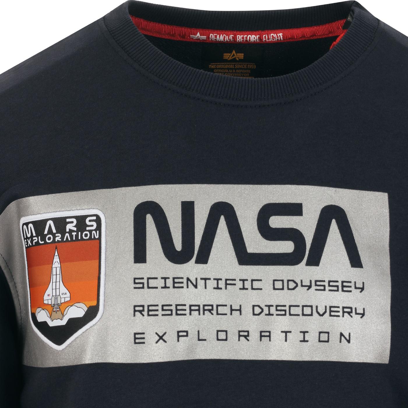 Sweater NASA Mission Mars Reflective ALPHA INDUSTRIES to