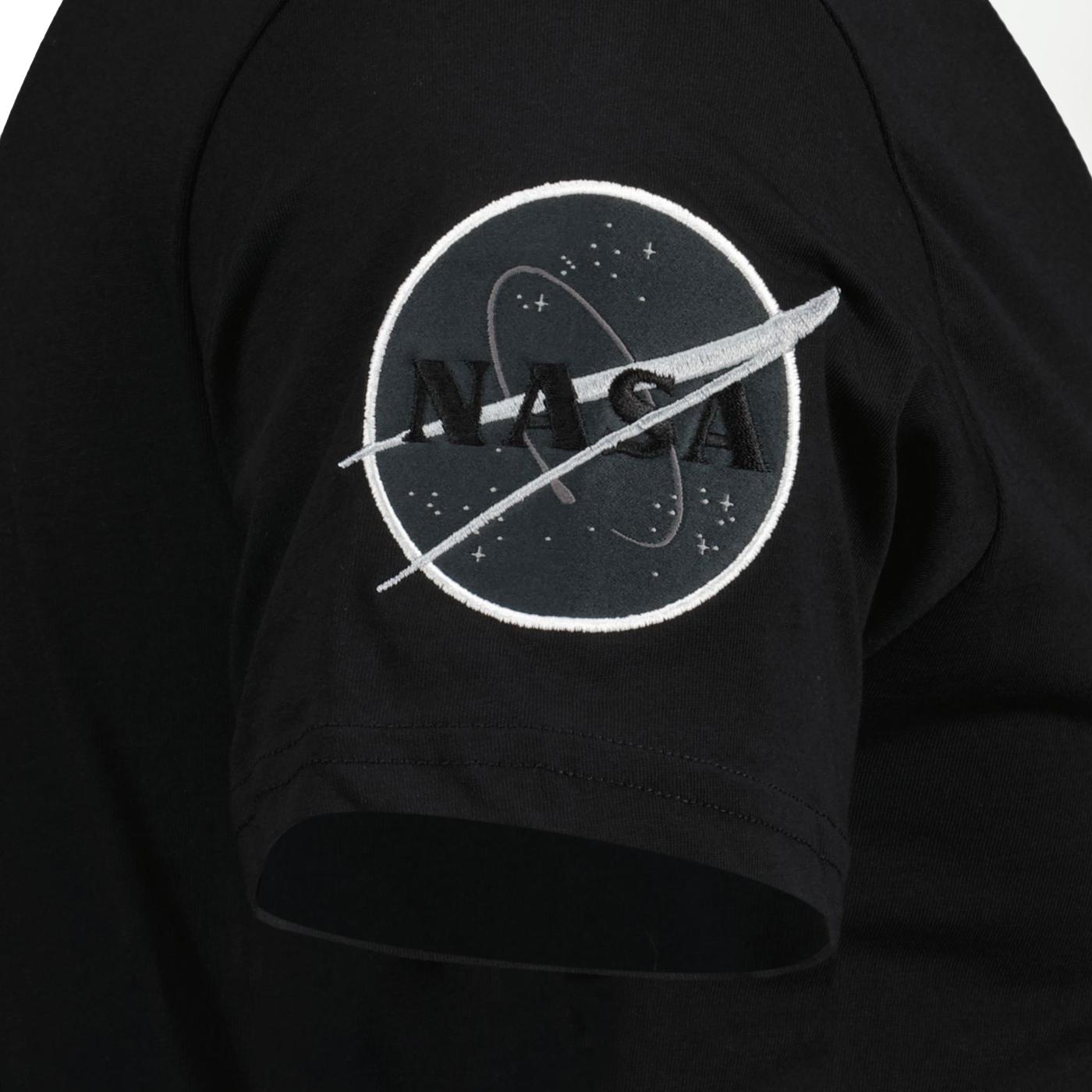 Alpha Industries Dark Side Tee in Reflective Black | T-Shirts