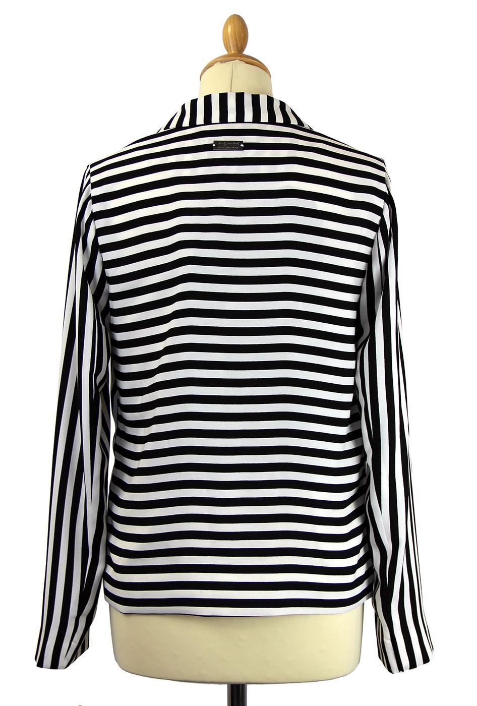 Andy Warhol Ritta Edie Sedgewick Striped Women's Blazer