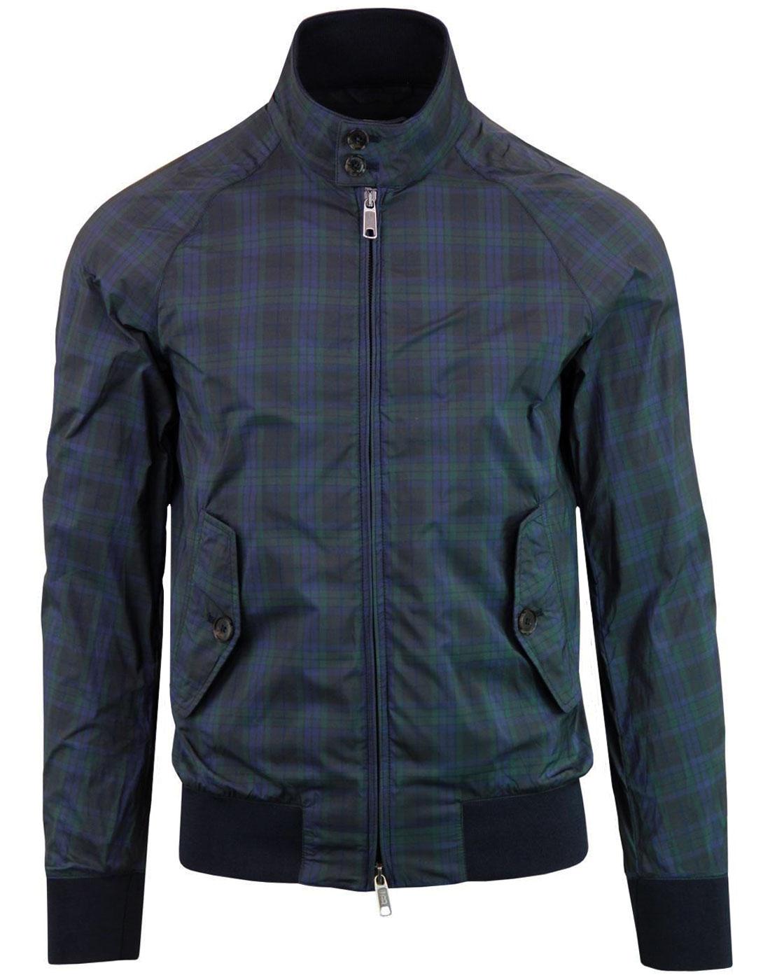 BARACUTA G9 Light Mod Blackwatch Tartan Harrington Jacket