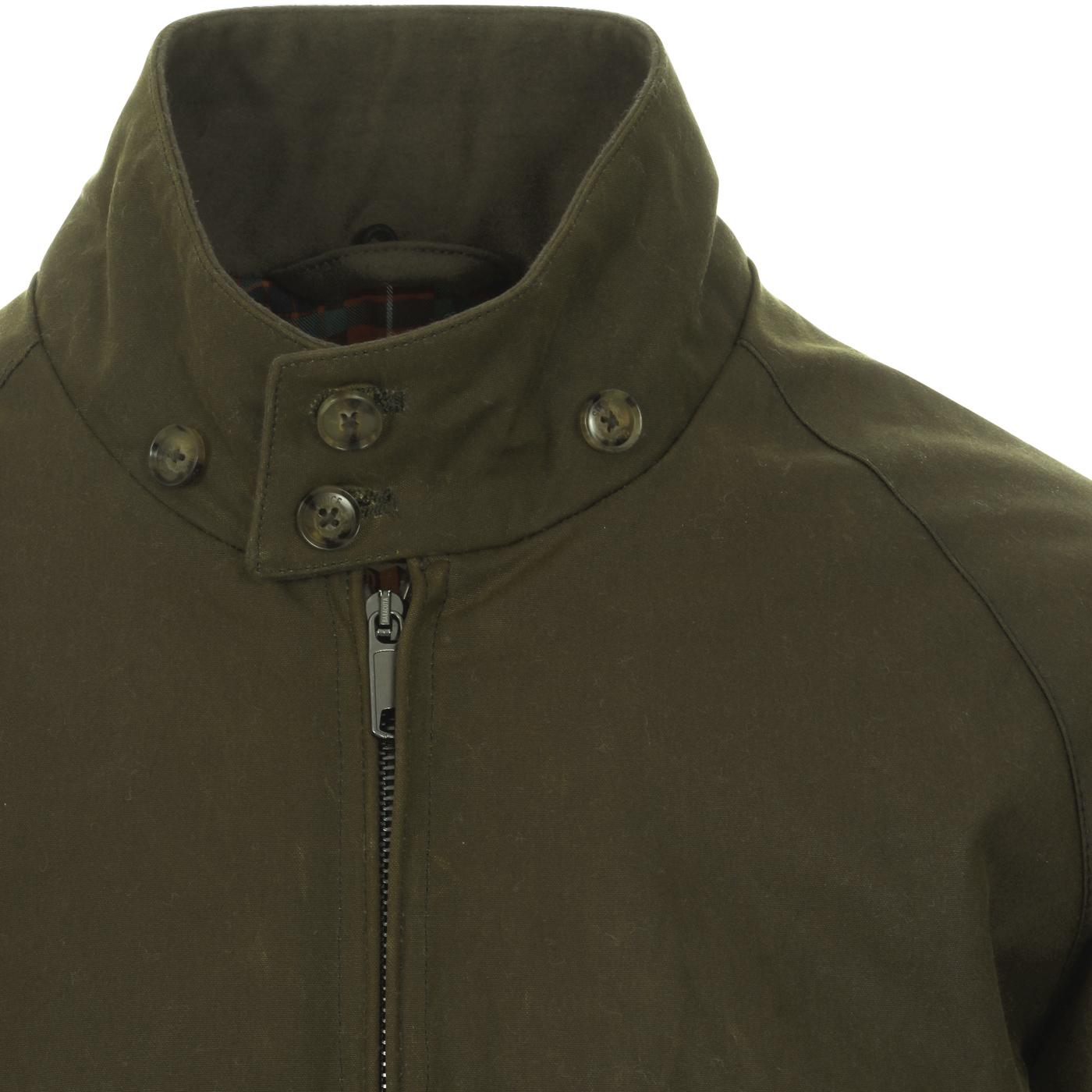 BARACUTA G9 Authentic Fit Eco Fur Collar Harrington Jacket