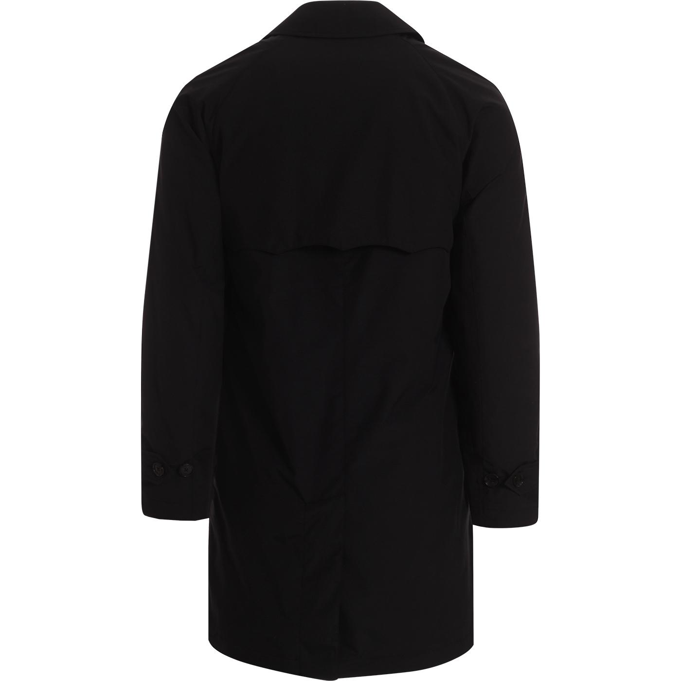 BARACUTA G10 Detachable Lining Mod Raincoat in Black