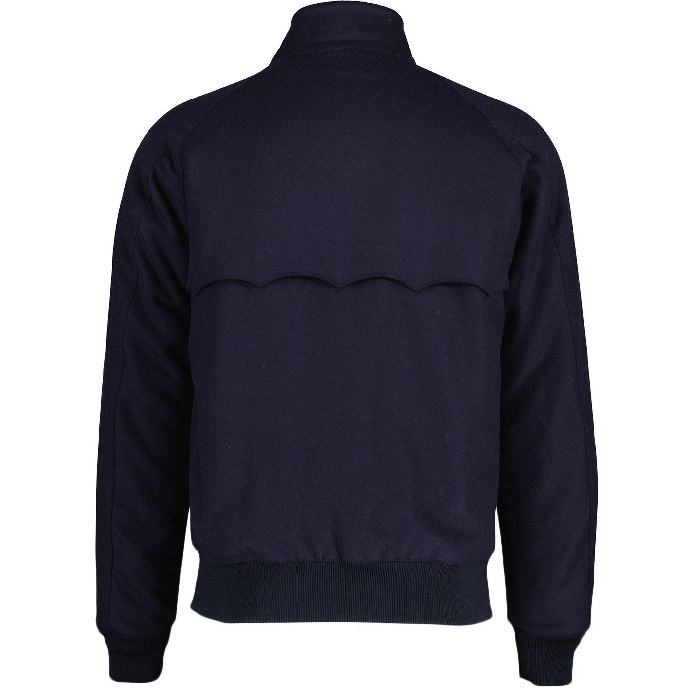 Baracuta G9 AF Melton Made In England Harrington Deep Blue