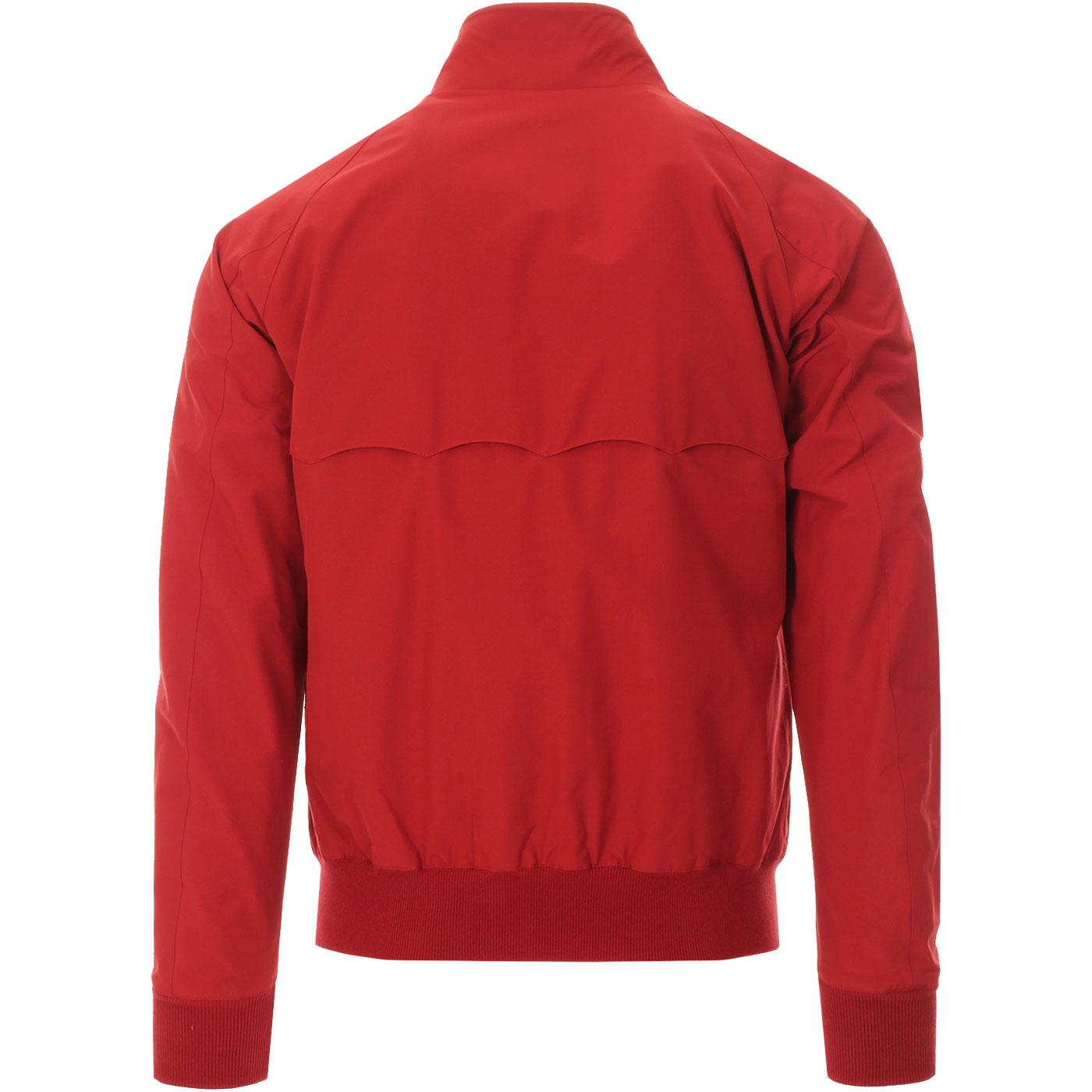 BARACUTA Original G9 Mod 60s Harrington Jacket in Dark Red