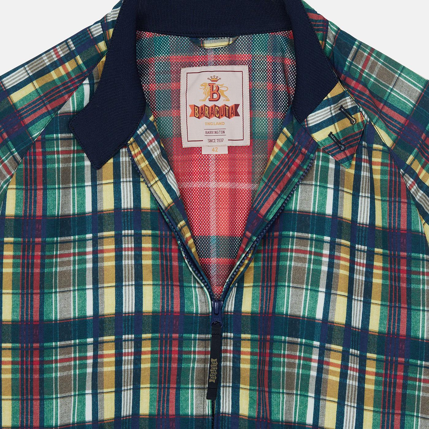 SD Madras Check Harrington Jacket