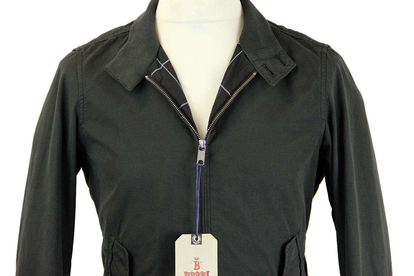 Baracuta Faded Black G9 LEATHER Faded Black Baracuta
