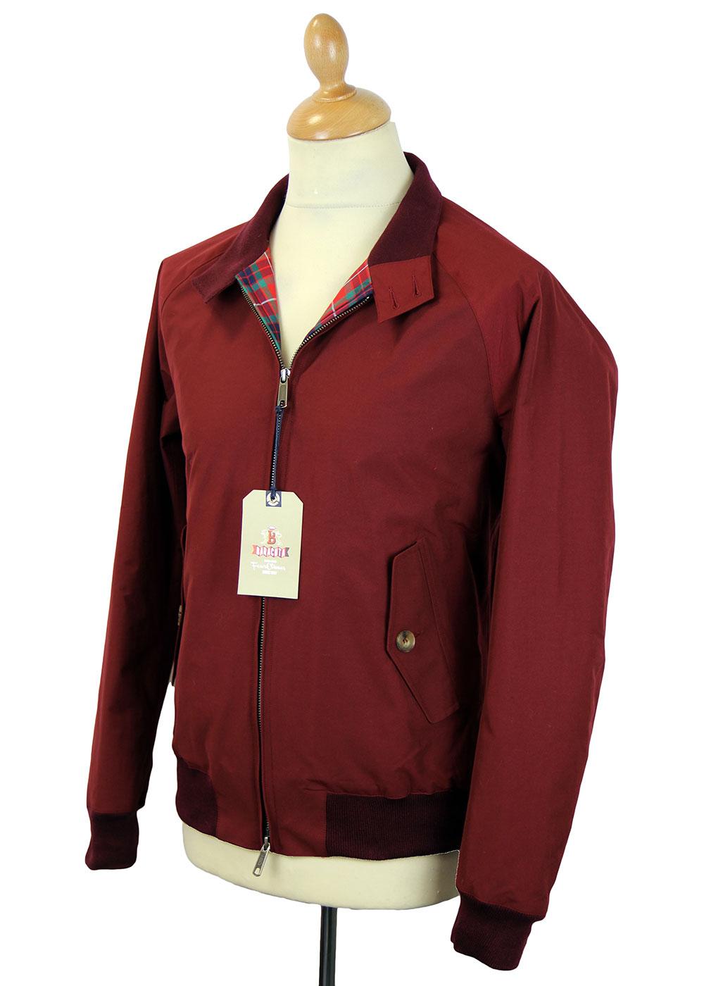 Baracuta G9 Original Made in England Mod Harrington in Burgundy