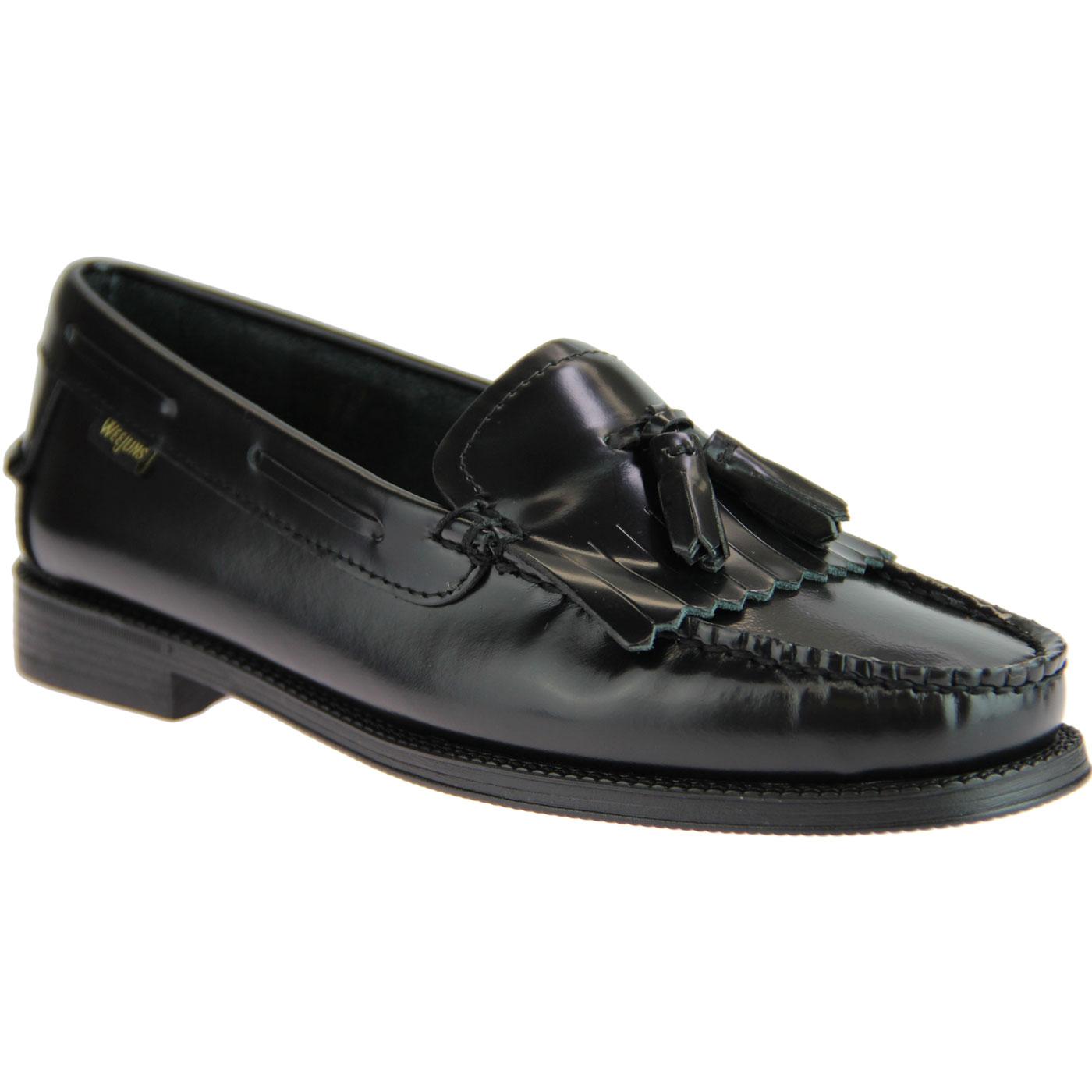 Esther Kiltie BASS WEEJUNS Womens Loafers (Black)