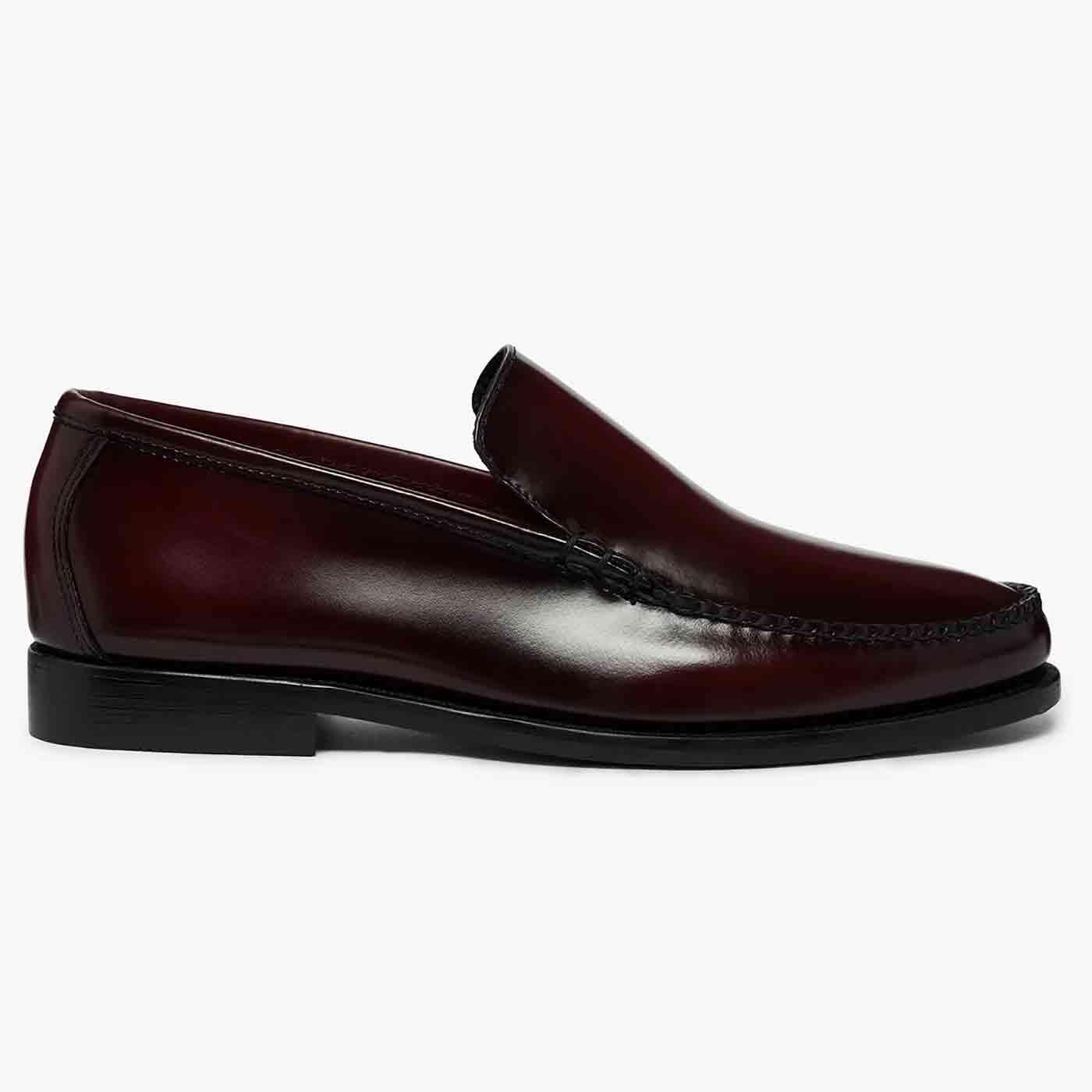 Bass Weejuns Cobra Venetian Wine Leather Loafers 