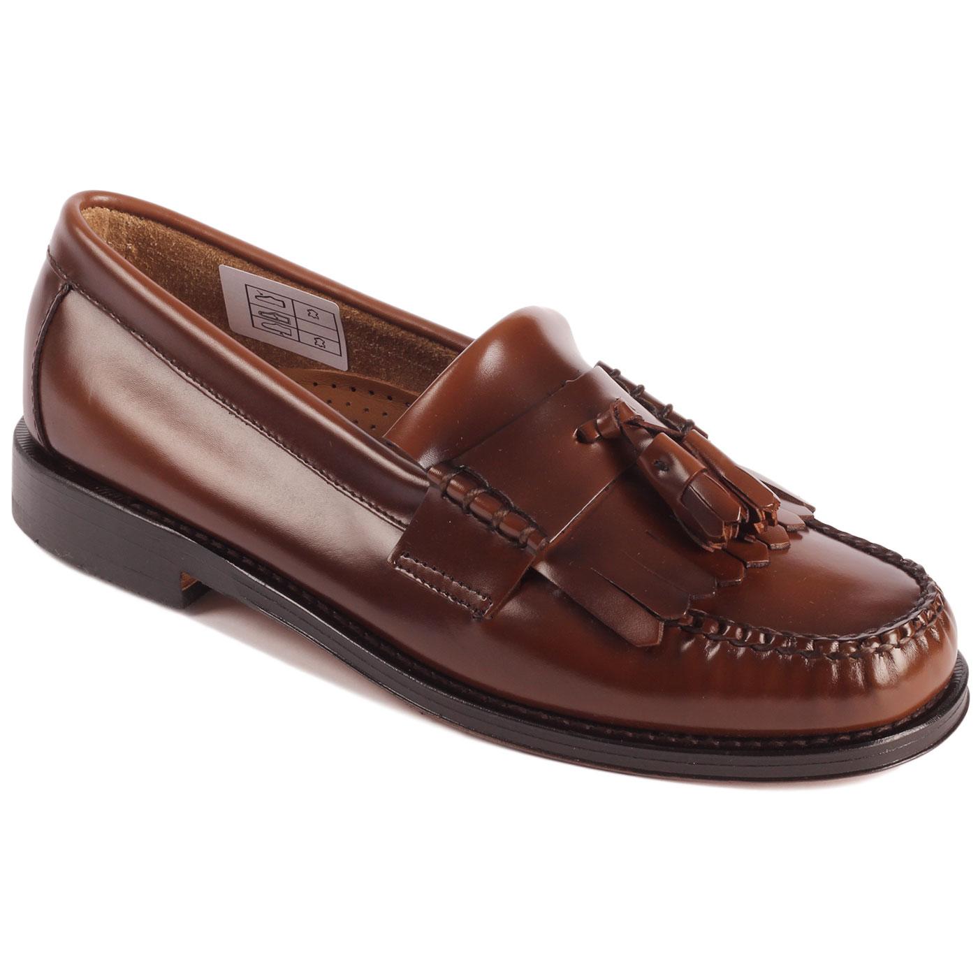 Heritage Layton BASS WEEJUNS Kiltie Loafers BROWN