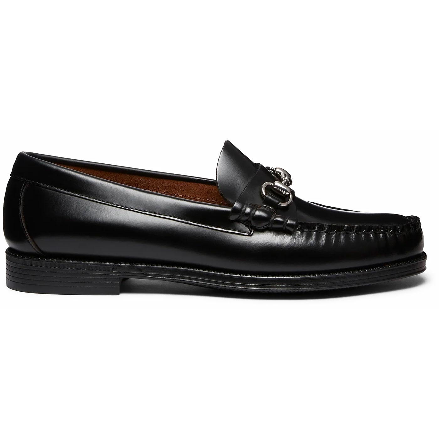 Easy Lincoln Bass Weejuns Leather Chain Loafers B